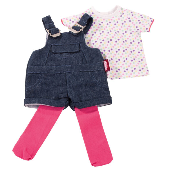 Kledingset Denim Tuinbroek (3 delig) 
