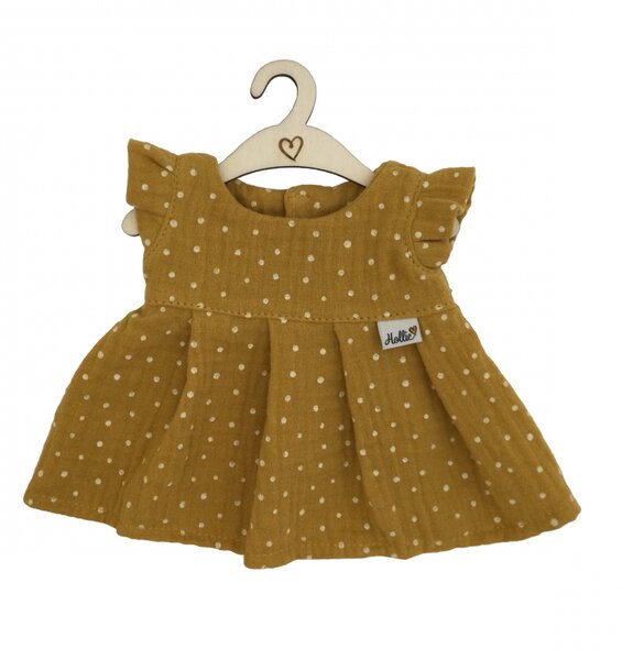 Poppenjurk Spring ochre dots (34 cm)