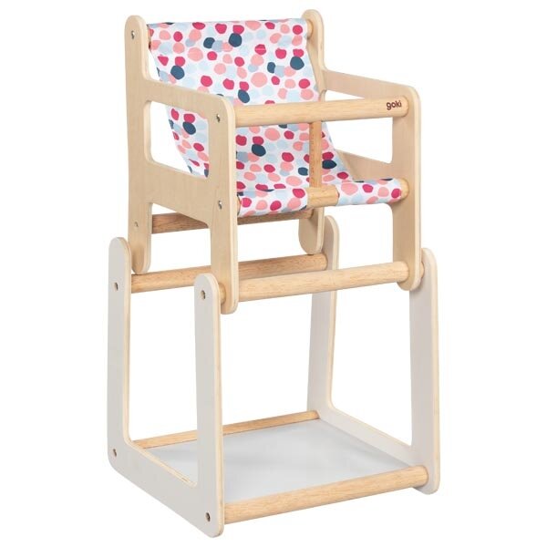 Poppen kinderstoel met tafel (2 in 1)
