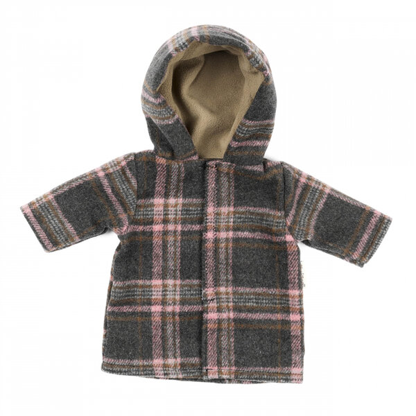 Poppenkleding winterjas (36 - 40 cm)