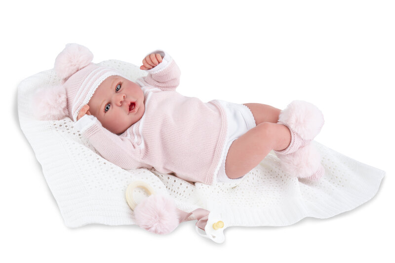 Handgeschilderde Reborn Babypop Bobbie