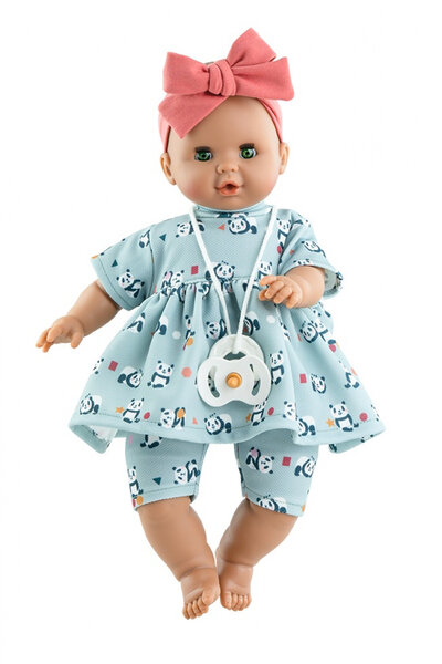 Sonia pop panda met blanke huidskleur met mechanisme (36 cm)