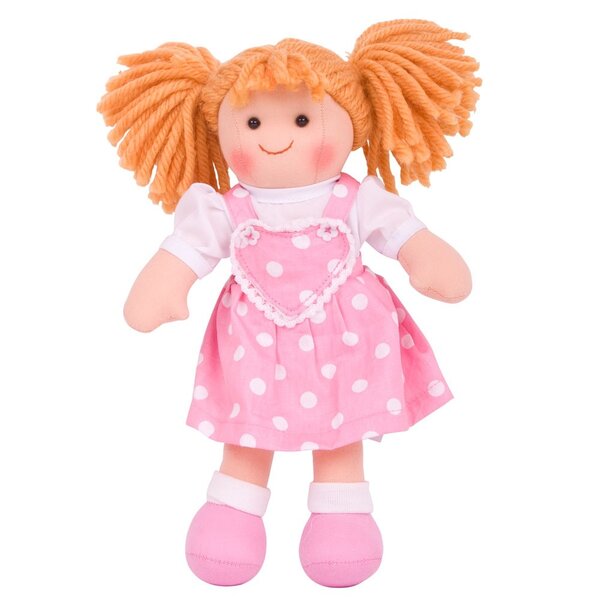 Stoffen pop Ruby 28 cm Small