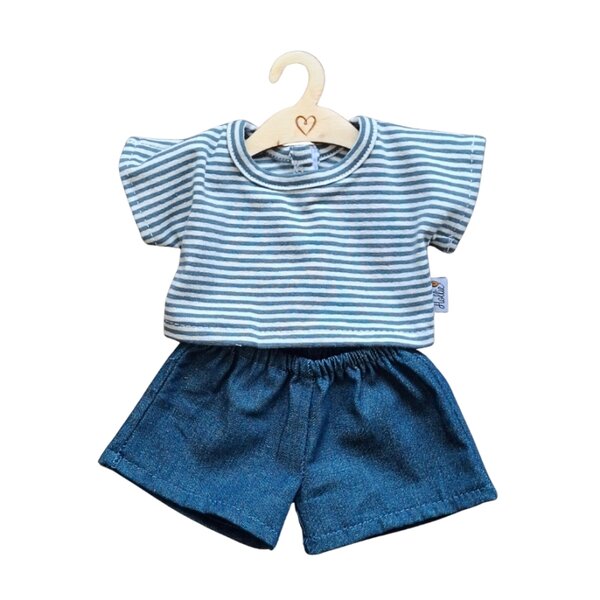 Poppenbroekje en Shirt Sam Icy Jeans (34-cm)