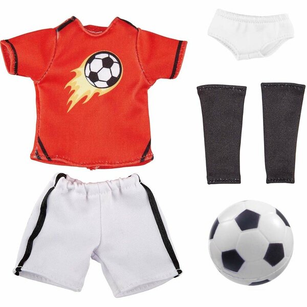 Kruselings kledingset Voetbal (23 cm)