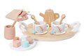 Houten theeset (18 delig)