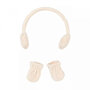 Poppenkleding oorwarmers en handschoenen (36 - 40 cm)