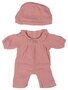 2 delige kledingset roze voor poppen 38 cm
