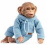 Reborn aapje Mono in blauw Joggingpak