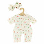 Poppenromper met haarband Fruit (28-35 cm)