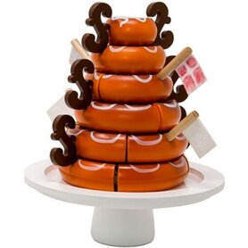 Traditionele Deense marsepein cake