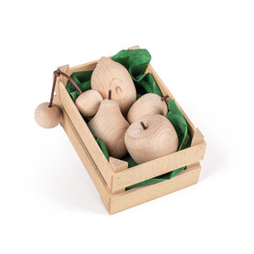 Assortiment natuurlijk fruit in krat klein (6 delig)