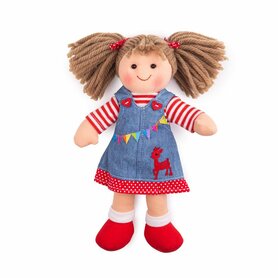 Stoffen pop Hattie 28 cm Small