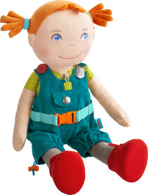 Stoffen leerpop Lucie (45 cm)