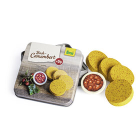 Back-Camembert in tinnen blikje