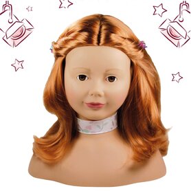 Kappop met rood haar