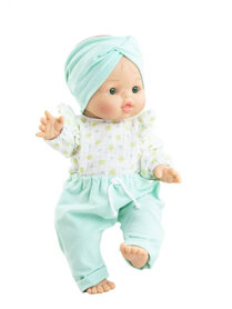 Gordis babypop Lola Mintgroene outfit (34 cm)