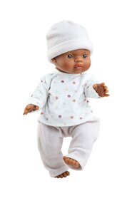 Gordis babyjongen donker Franco gekleed (34 cm)