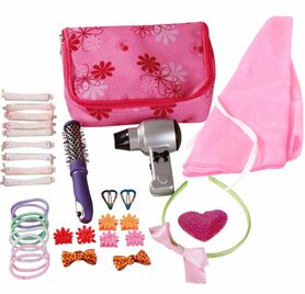 Hairstylingset met toilettas (33 delig)