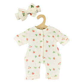 Poppenromper met haarband Fruit (35-45 cm)