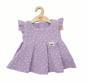 Poppenjurk Spring lavender dots (34-cm)