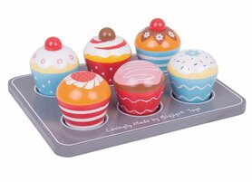 Dienblad met gebakjes