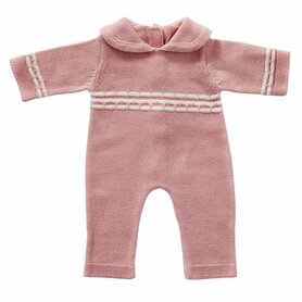 Gebreid babypakje roze 45 cm