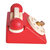 Houten vintage telefoon