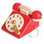 Houten vintage telefoon