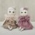Stoffen pop Fleur met extra outfit (37 cm)