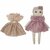 Stoffen pop Fleur met extra outfit (37 cm)