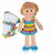 Stoffen pop Michelle 35 cm Medium