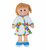 Stoffen pop Michelle 35 cm Medium