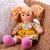 Stoffen pop Daisy 28 cm Small