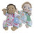Baby serie pyjamaset roze