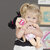 Stoffen pop Baby Stella Brunette Doll (38 cm)
