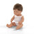 Blank babyjongen met het syndroom van Down (38 cm)