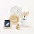 Houten Diner servies set (10 delig)