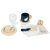 Houten Diner servies set (10 delig)