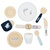 Houten Diner servies set (10 delig)