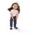 Little Kidz kledingset Denim Cat XM