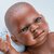 Bebito naakte donkere babypop jongen (45 cm)