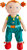 Stoffen leerpop Lucie (45 cm)
