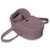 Corduroy poppenreiswieg met dekenset 35 cm Lavendel