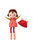 Alice stoffen pop in geschenkdoos