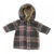 Poppenkleding winterjas (36 - 40 cm)