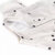 Poppenkleding jurk met stippen (36 - 40 cm)
