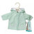 Poppenkleding regenjas met capuchon (36 - 40 cm)