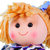 Stoffen pop Katie 35 cm Medium