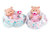 Babypop Nenote met reiswieg en speen met geluid (26 cm) 2 varianten